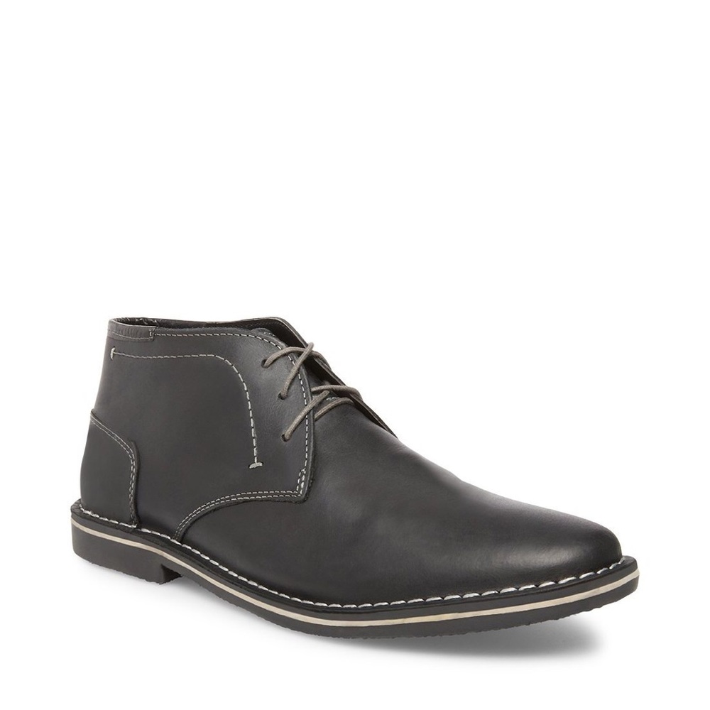 Steve Madden Black Chukka Boots NO LACES
